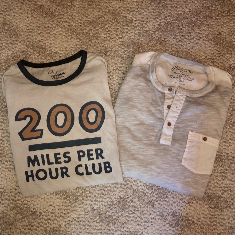 Men’s Lucky Brand Long Sleeves